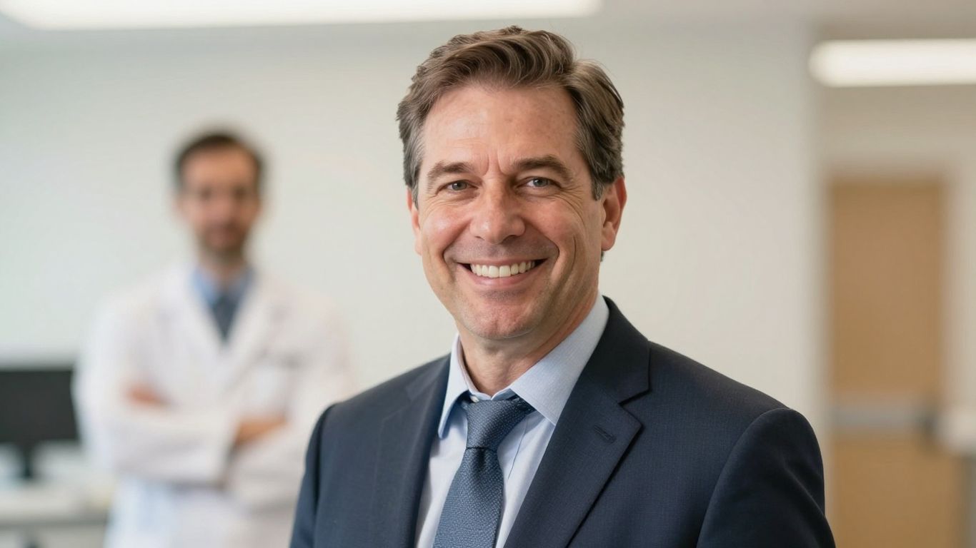 Portrait of dentist Barnett Geller, DDS