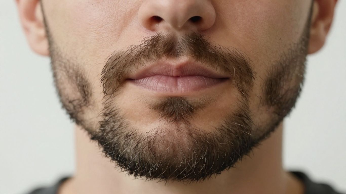 Man with a full, natural-looking beard and mustache.
