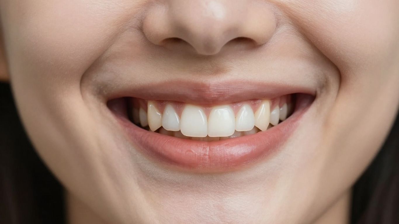 Smiling person with All-on-4 dental implants