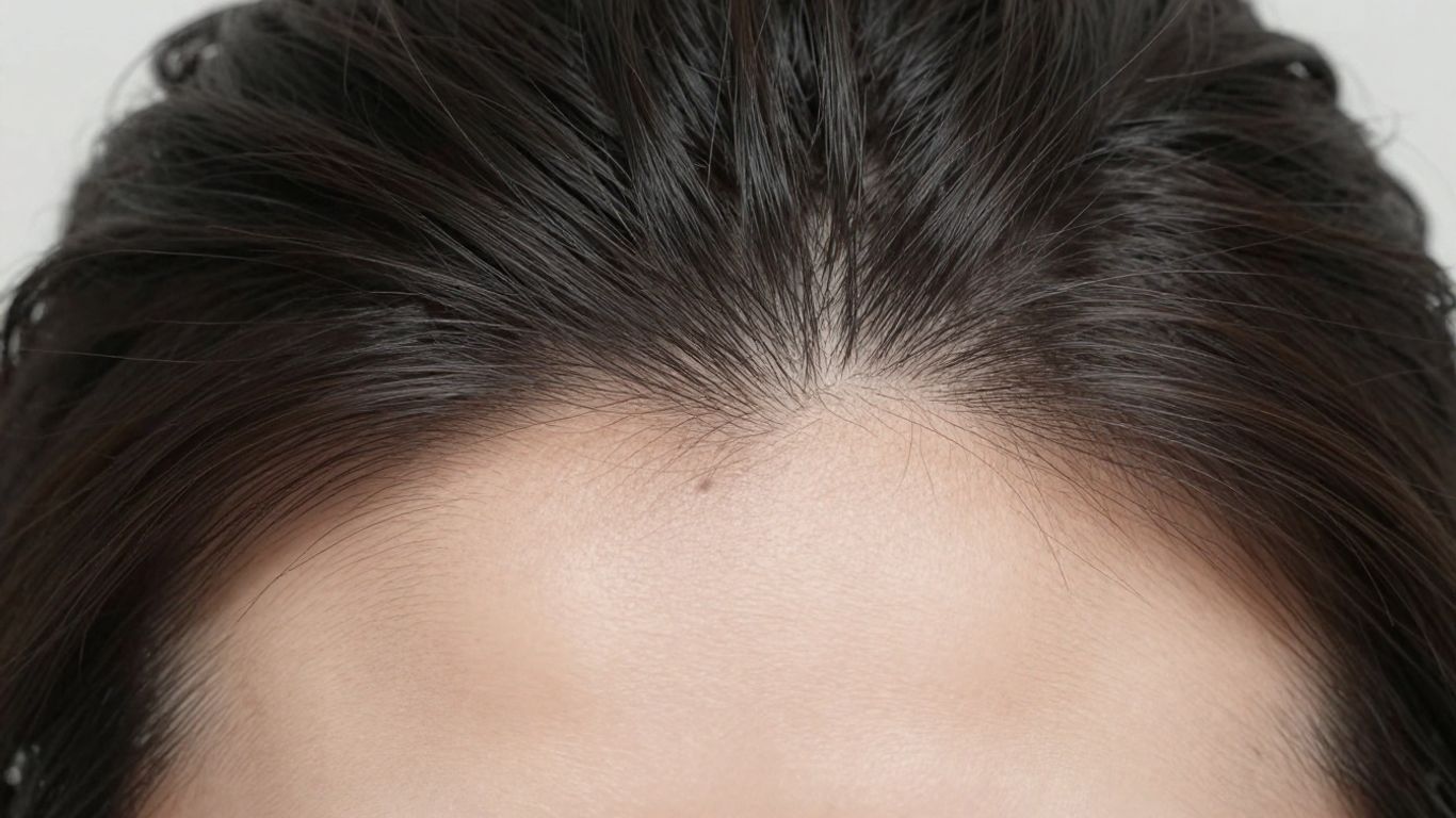 Scalp micropigmentation results on a New York client's head.