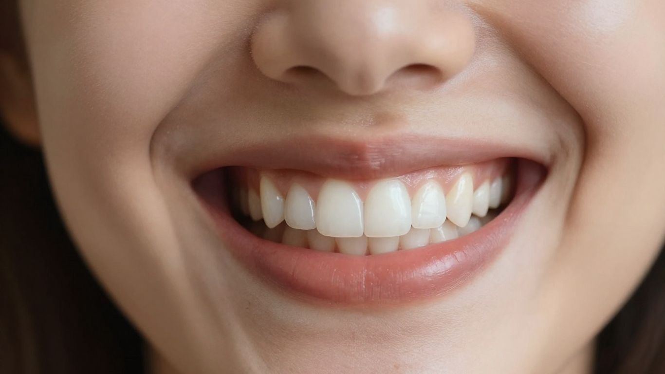 Close-up of a bright, white smile