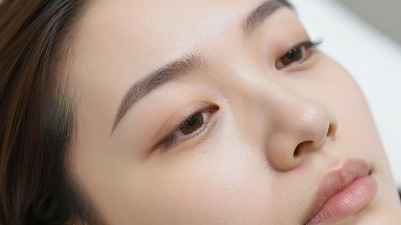 Subtle, refined facial rejuvenation results with smooth skin texture.