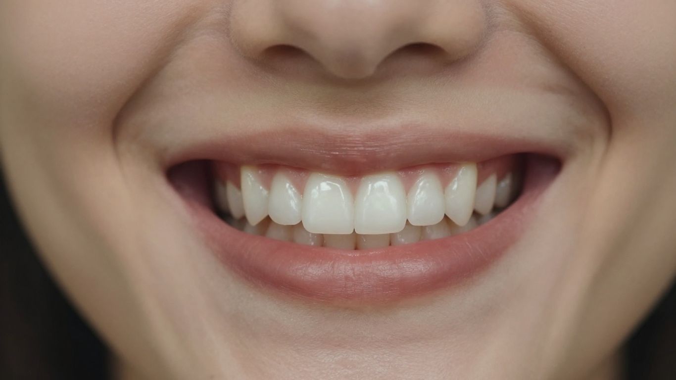 Person with a perfect, bright white smile.