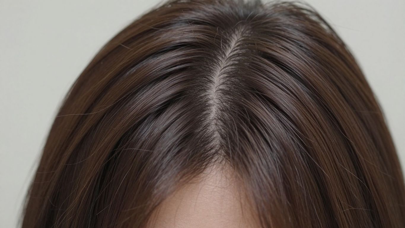 Healthy hair close-up