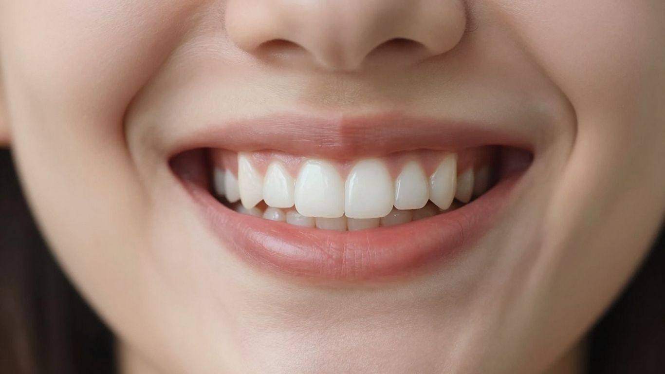Close-up of a bright, white smile