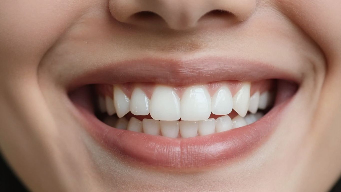 Person with a perfect, white smile