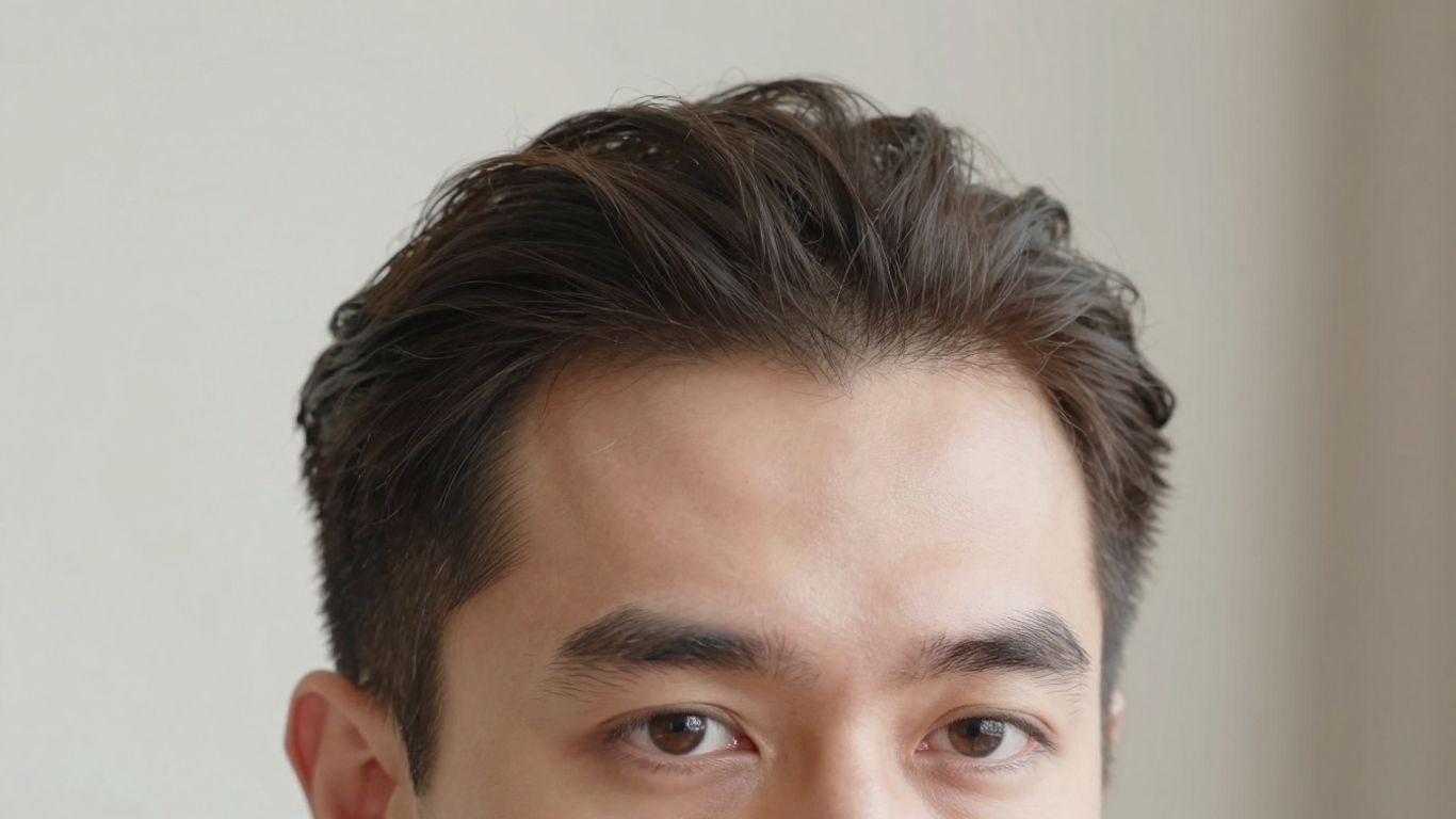 Man with full, healthy hair after treatment.