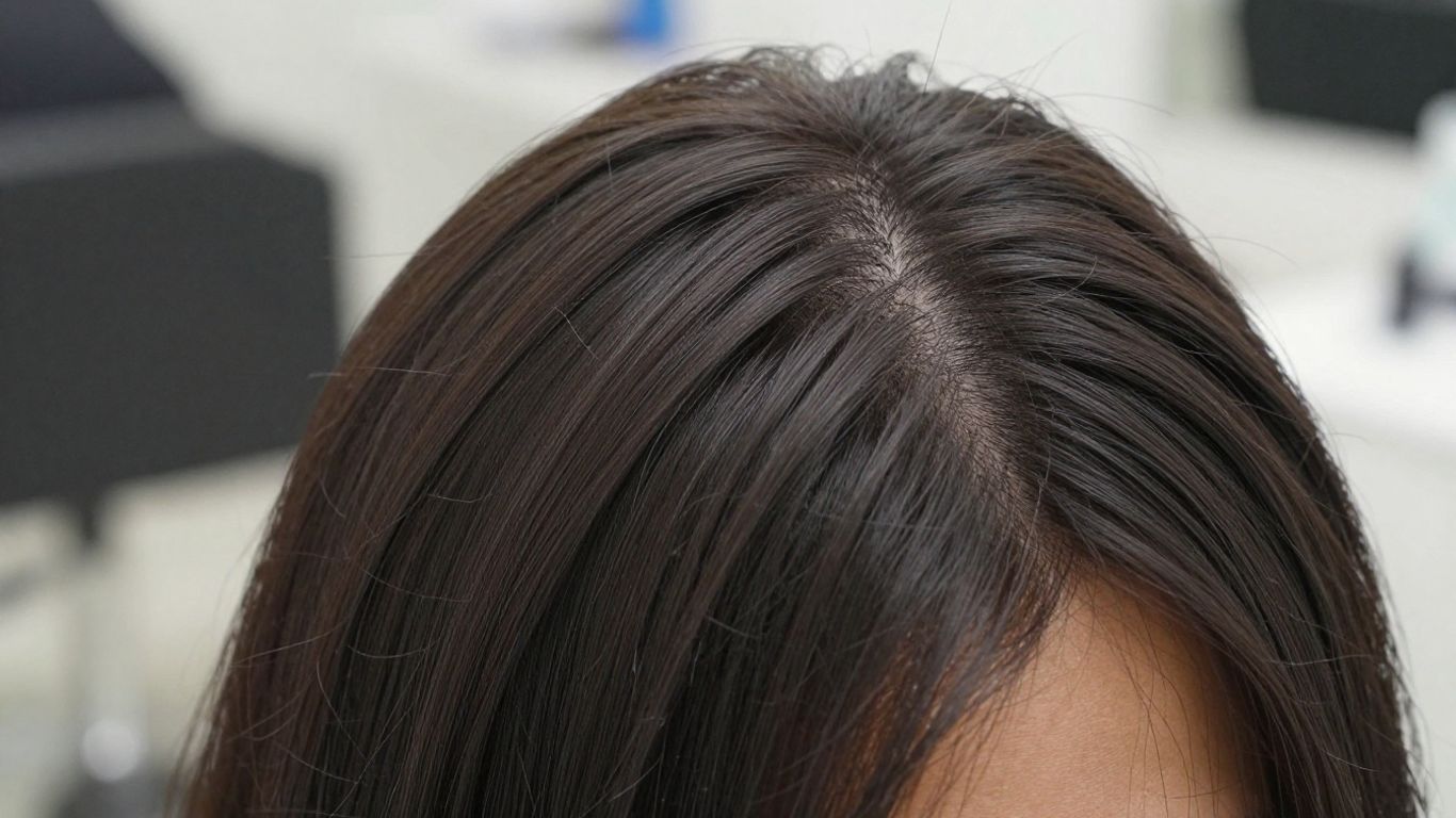 Full head of healthy hair, expert restoration.