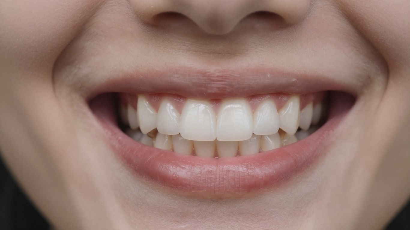 Smiling person with a dental implant