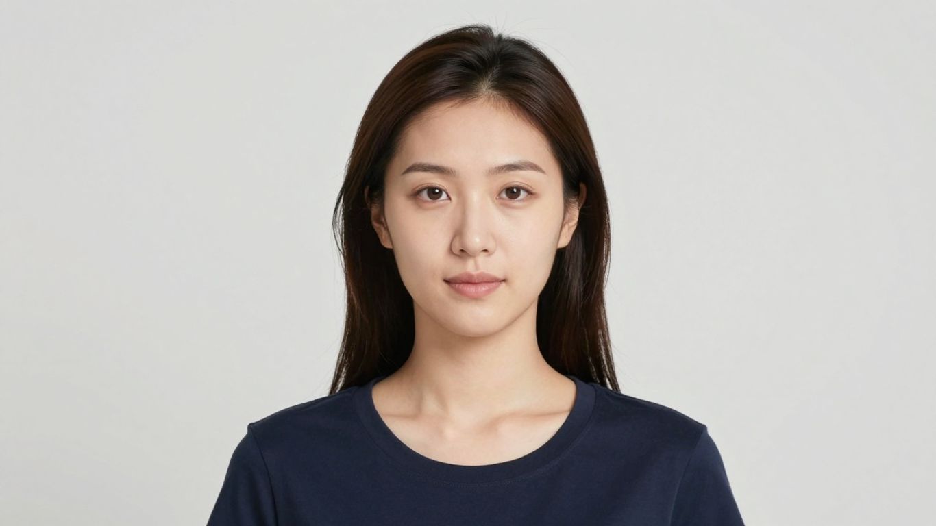 Woman with subtle breast augmentation