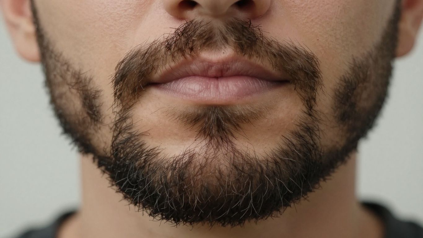 Man with a full, healthy beard