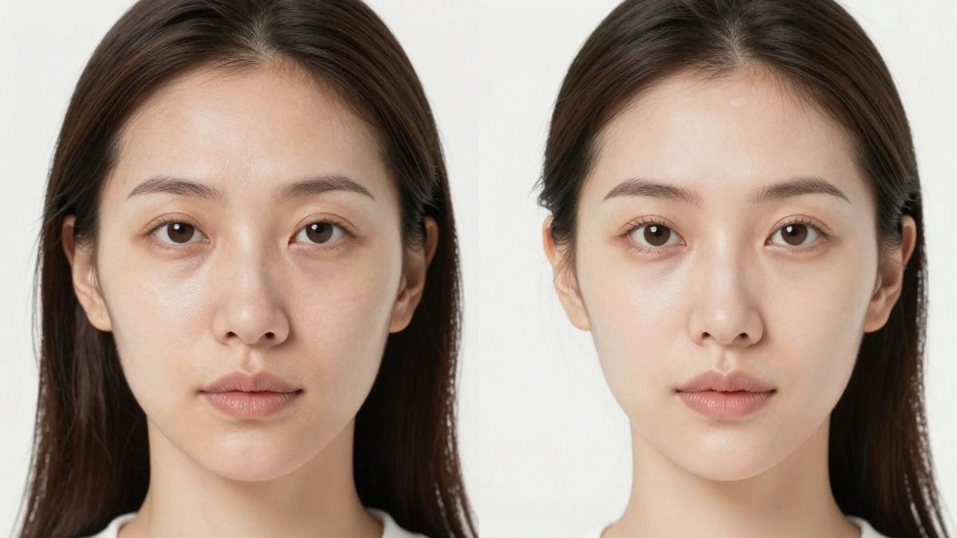 Before and after facelift surgery results