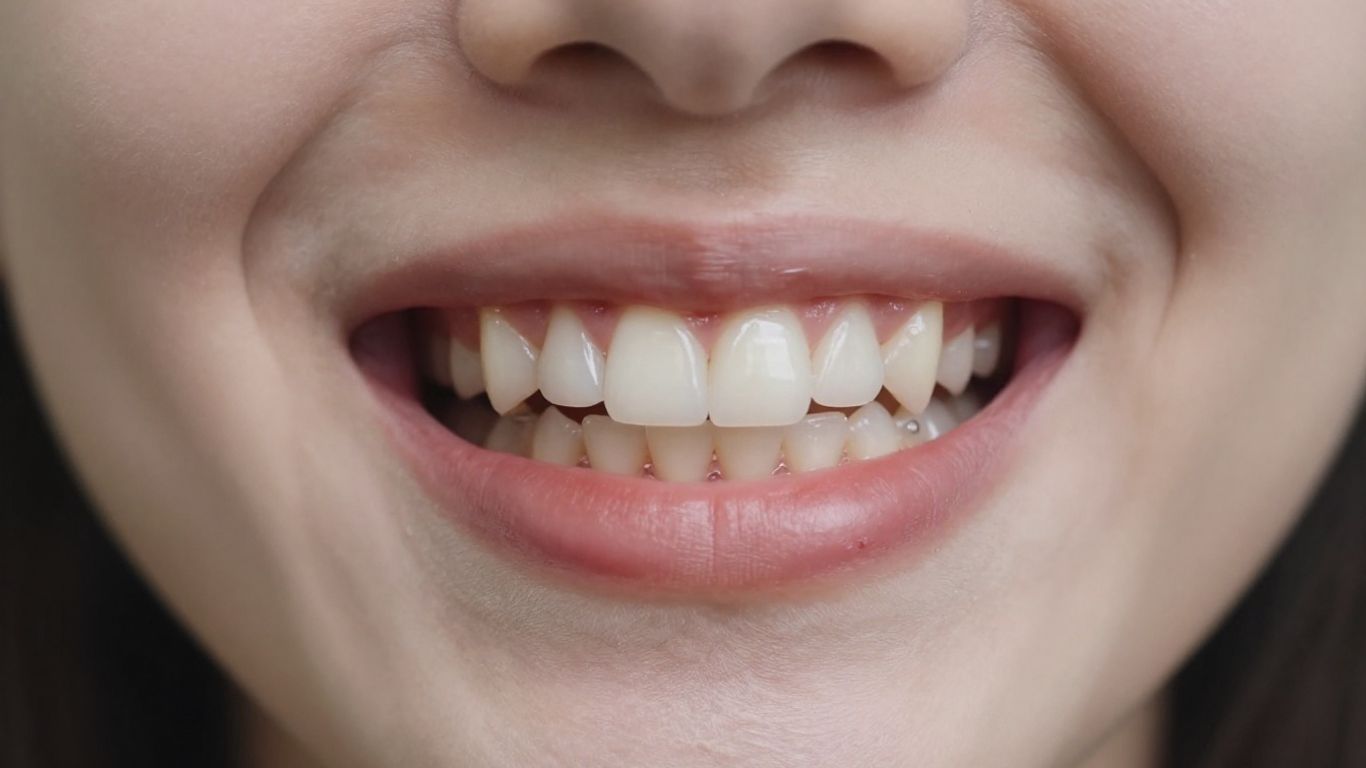 Dental implant in a healthy smile