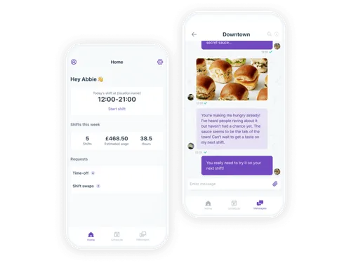 Engaging with employees via the Nory app