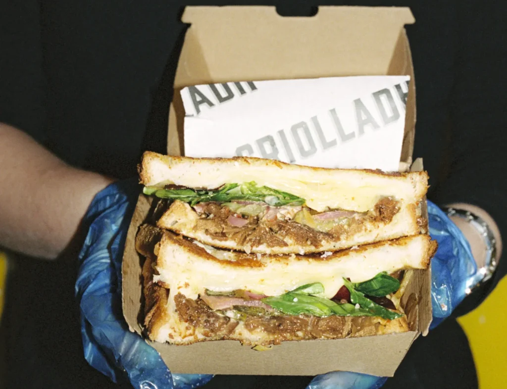 Ham and cheese toastie from Griolladh