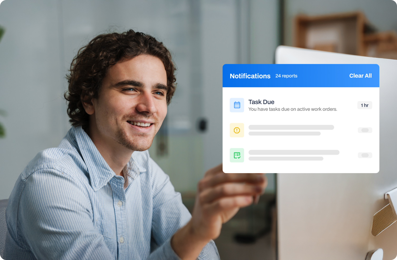 Compliance dashboard showing automated inspections for FM Dashboard blog