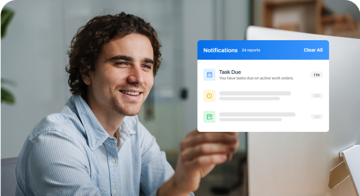 Compliance dashboard showing automated inspections for FM Dashboard blog