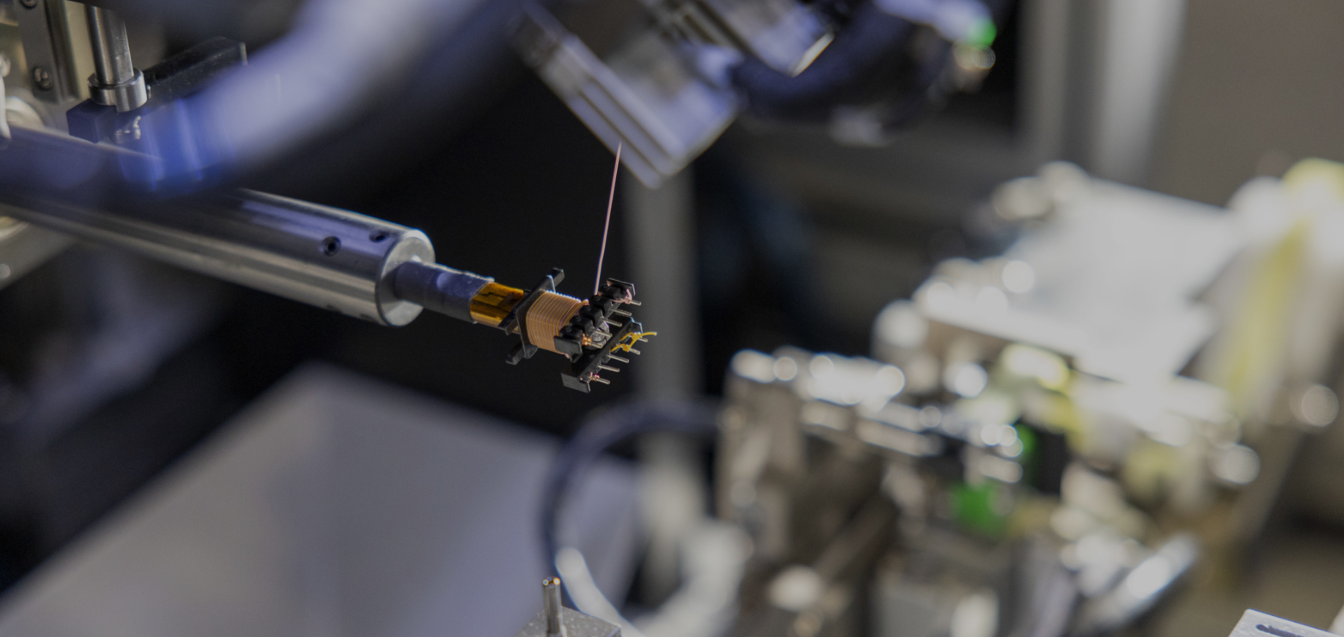 image of quality control check at a manufacturing plant