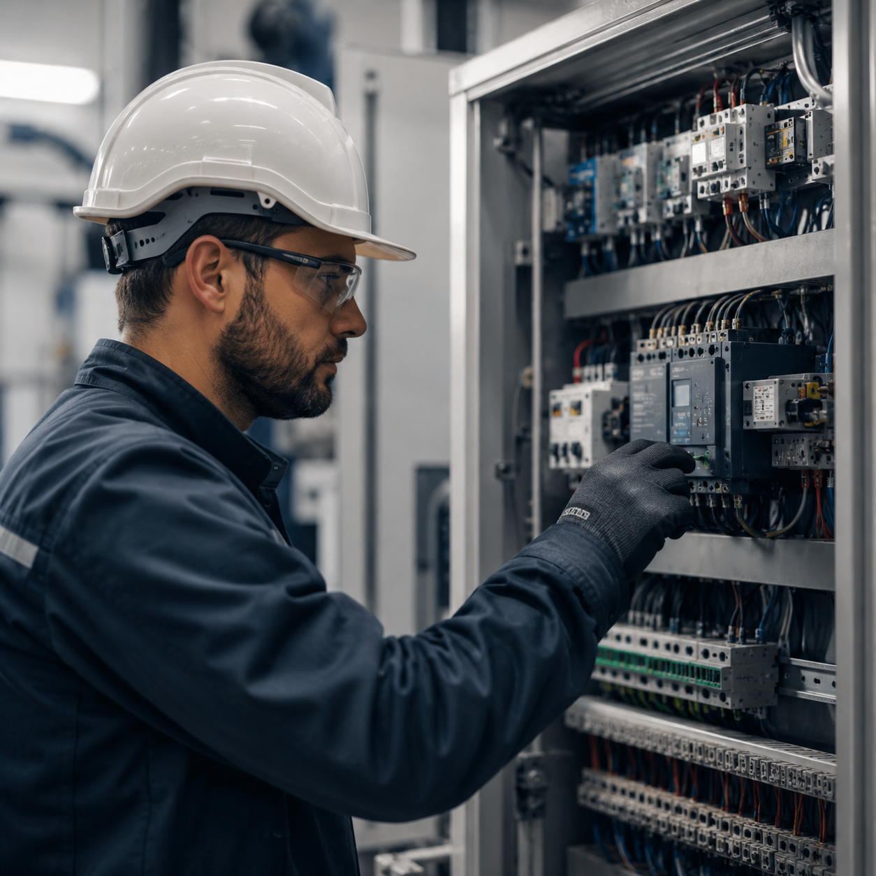 image of maintenance service team at work