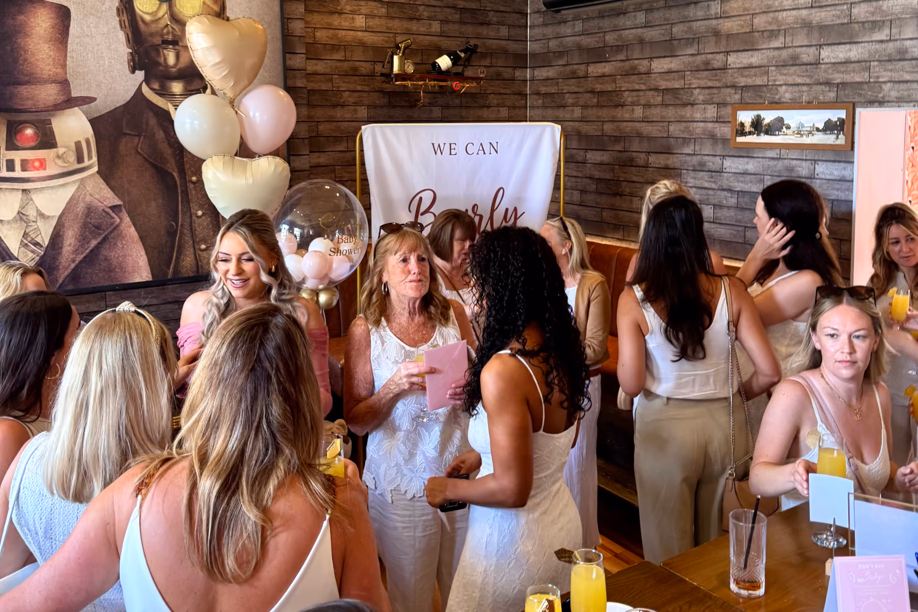 Baby shower celebration at Mr Cambrays