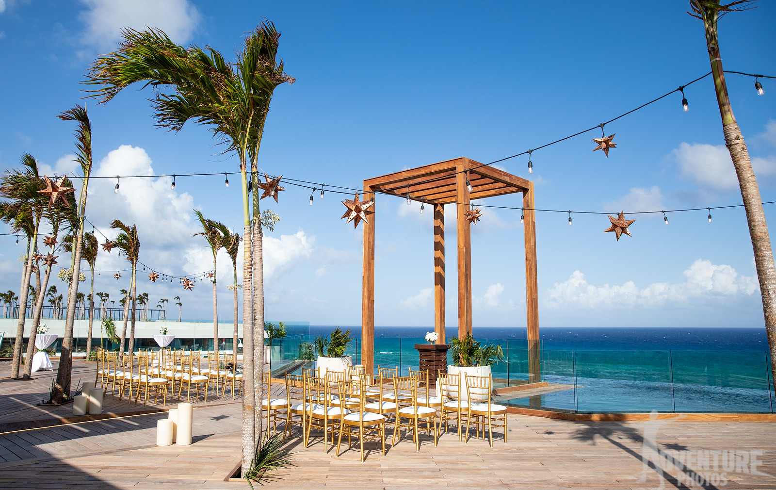 secrets moxche rooftop wedding venue