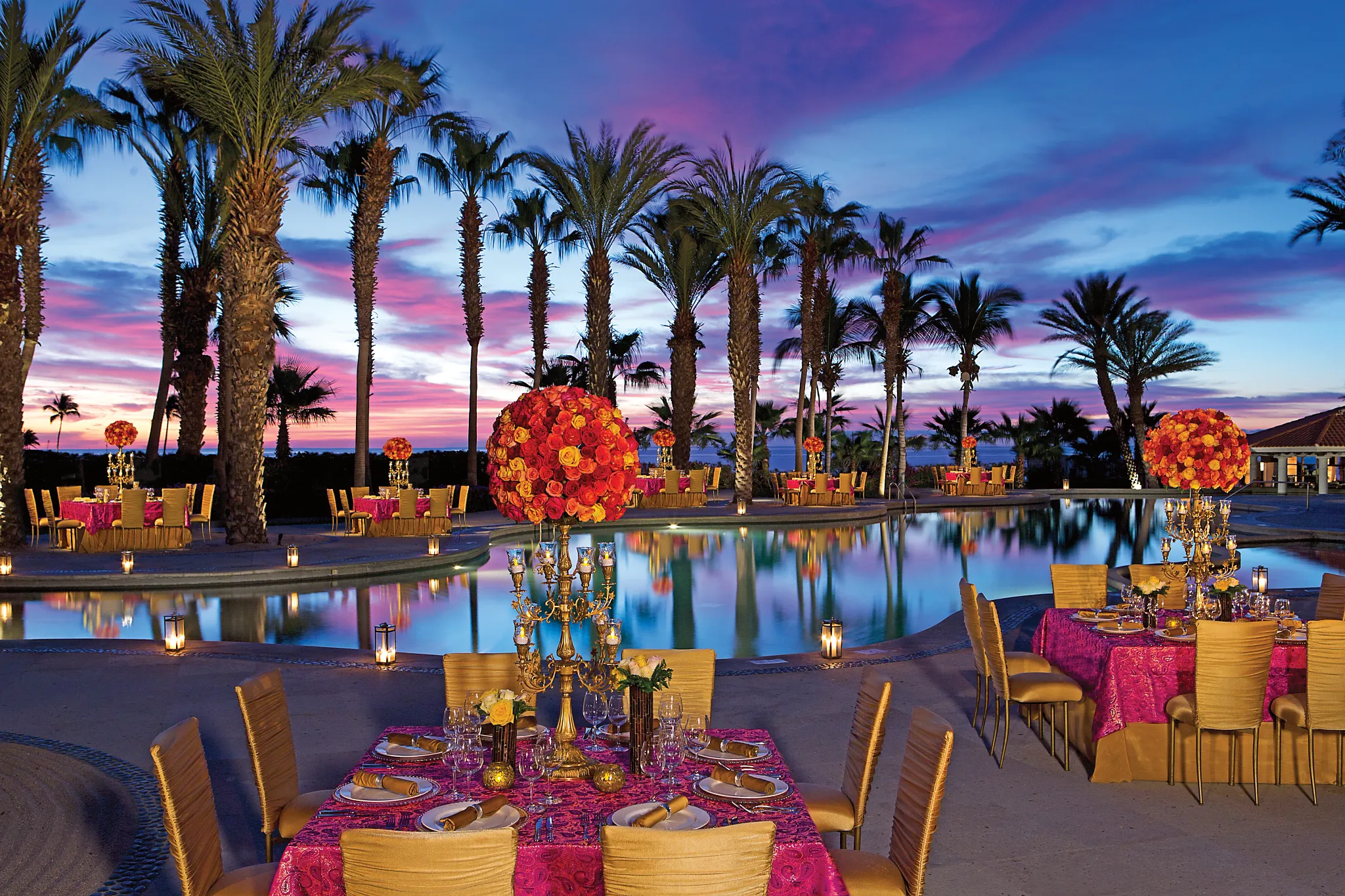 dreams los cabos poolside wedding venue