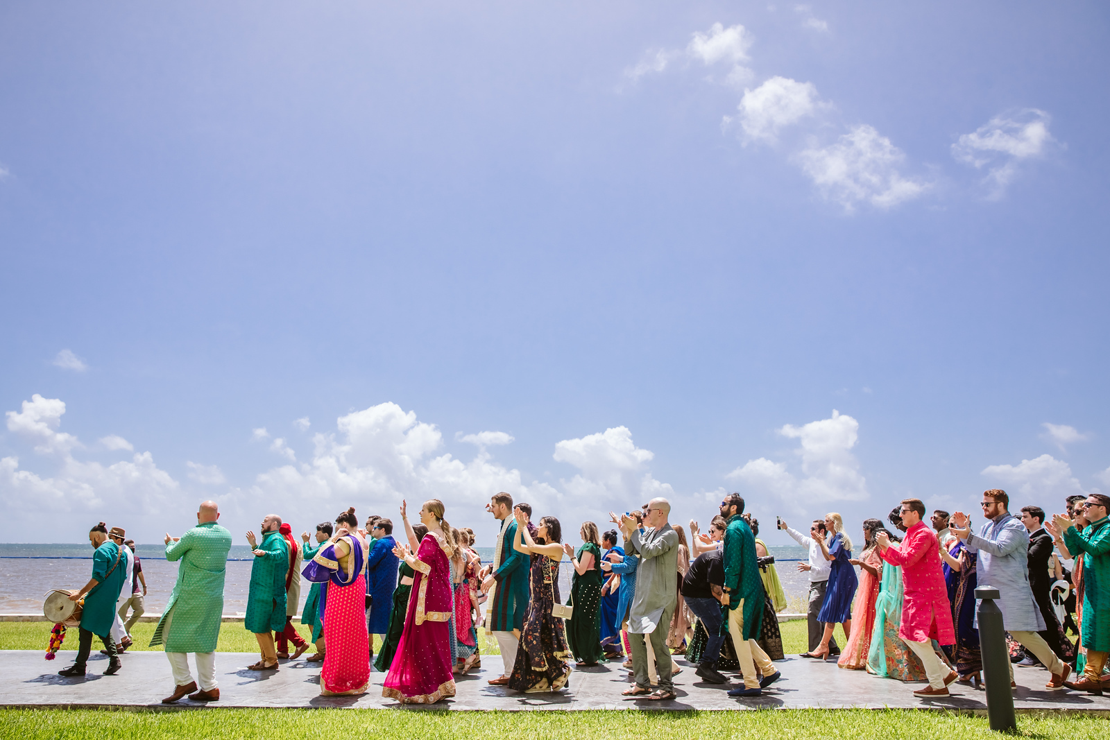 indian destination wedding baraat