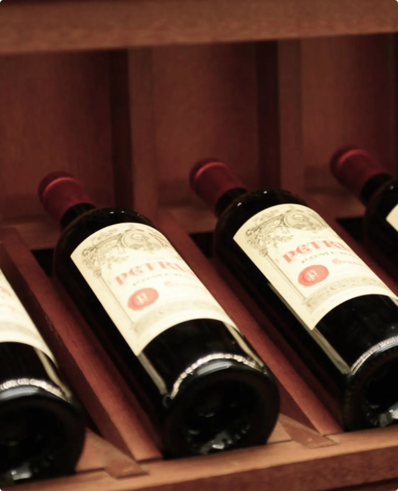 Abstract background with vertical soft wavy lines in pale green and beige tones.