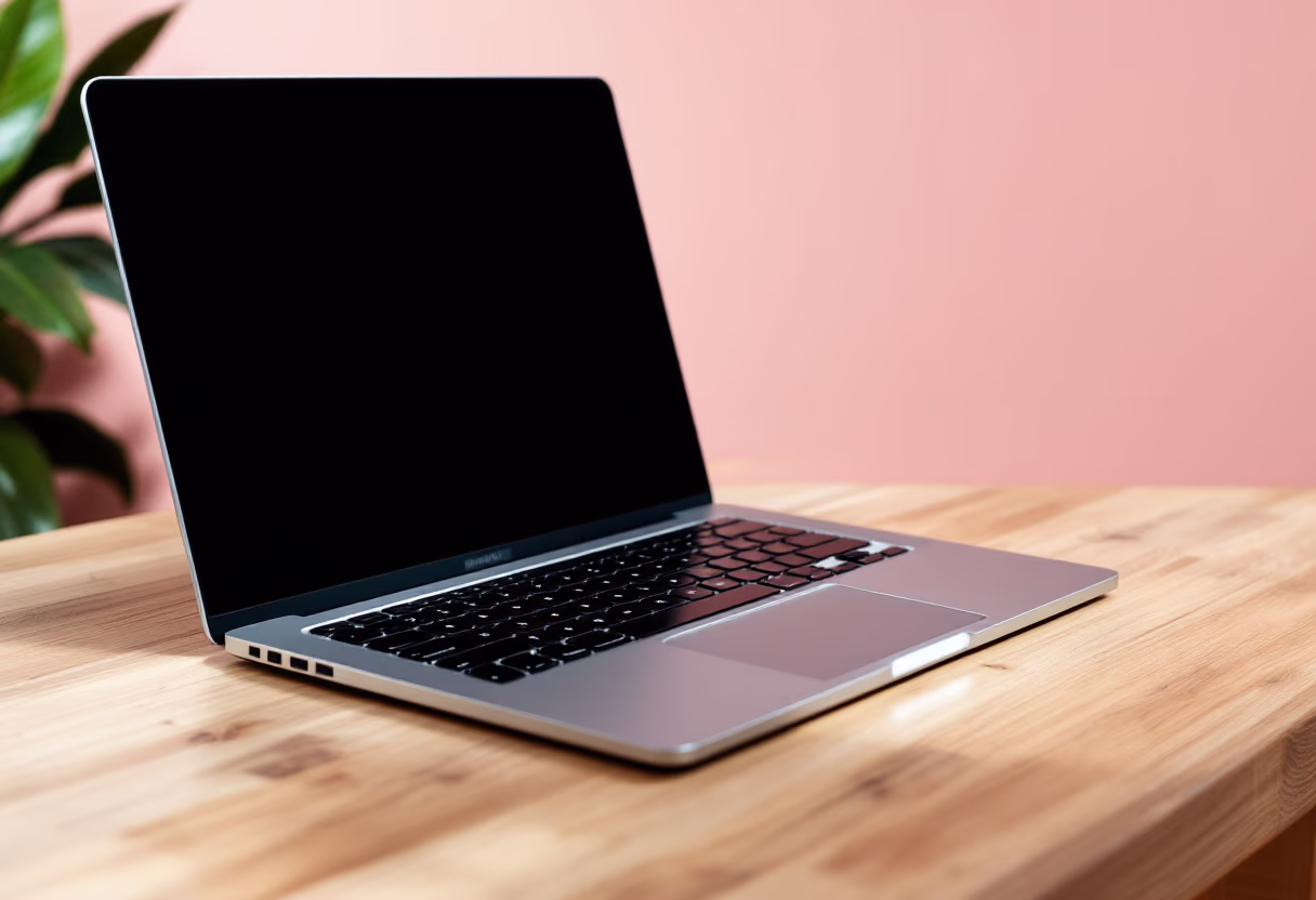 image of a laptop on a desk