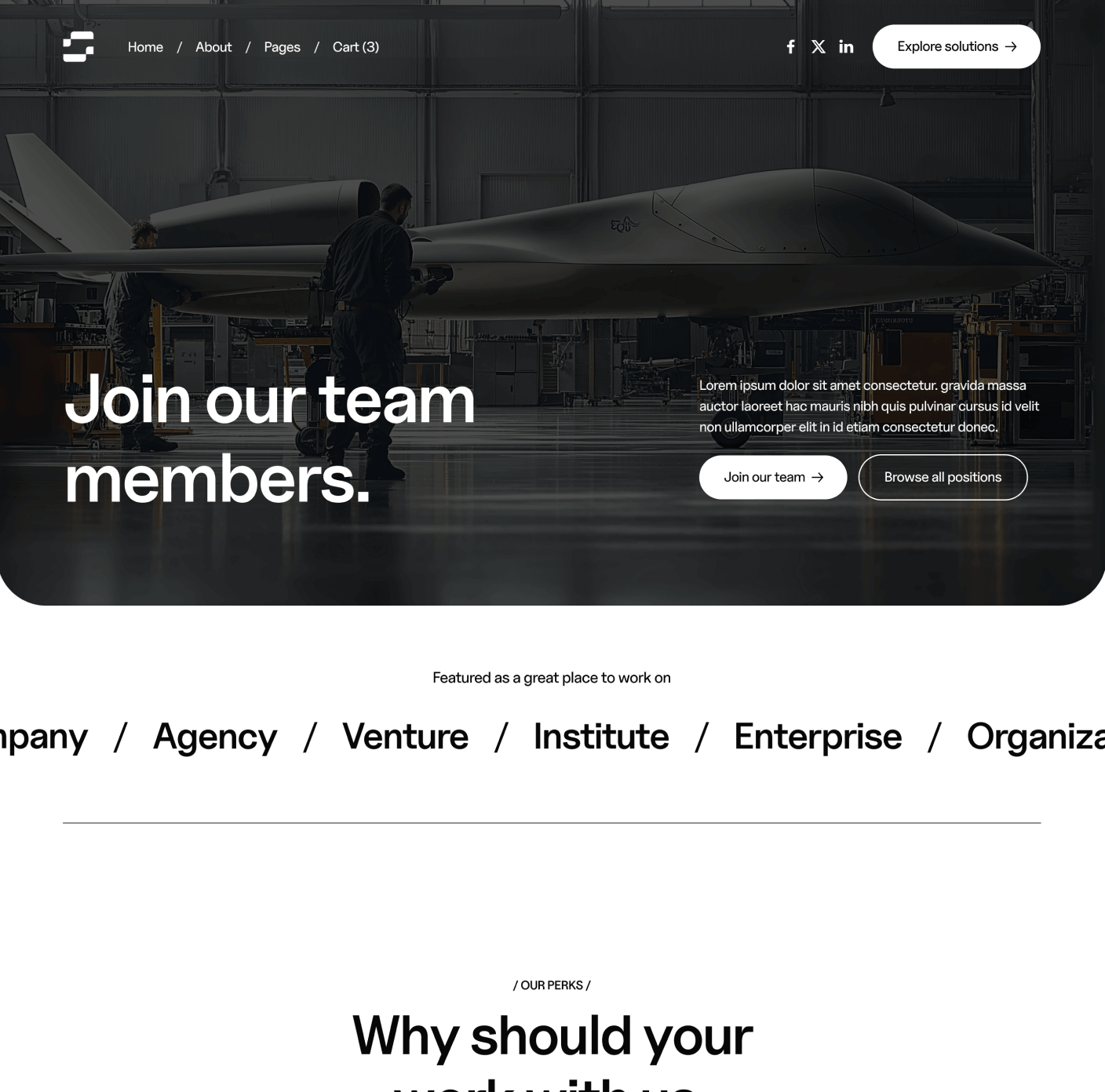 Neuralflow - Careers Main Page - AI Solutions Webflow Template | BRIX Template
