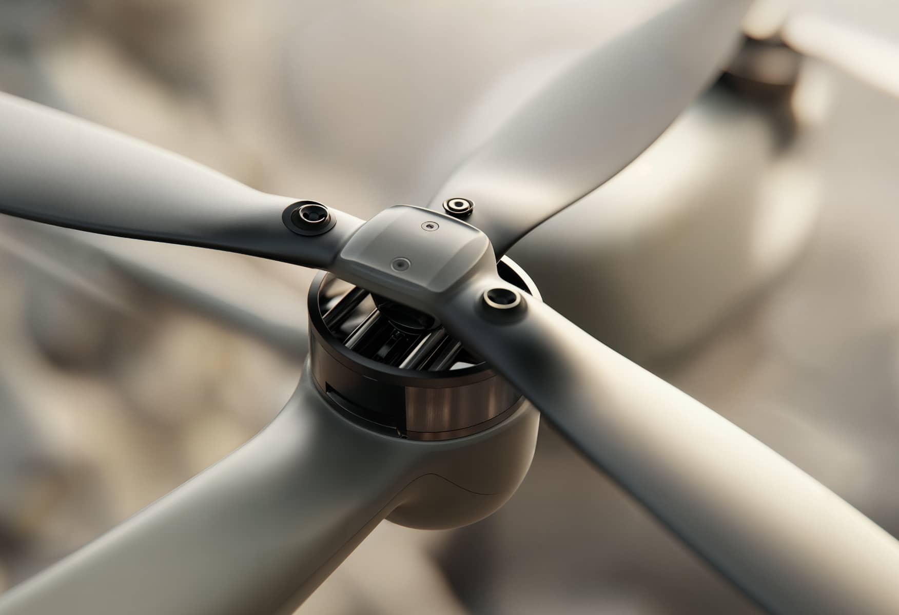 Drone Propeller Close Up - Neuralflow Webflow Template | BRIX Template