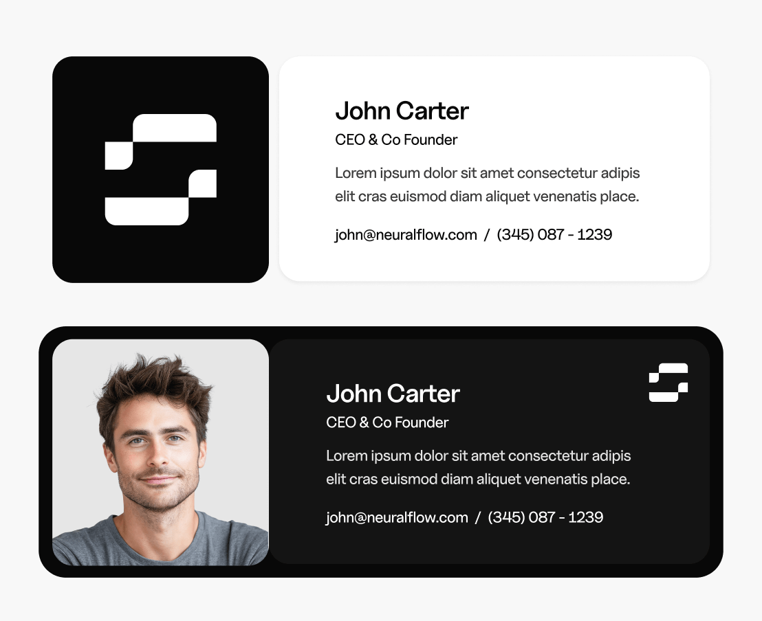 Neuralflow - Email Signature - AI Solutions Webflow Template | BRIX Template