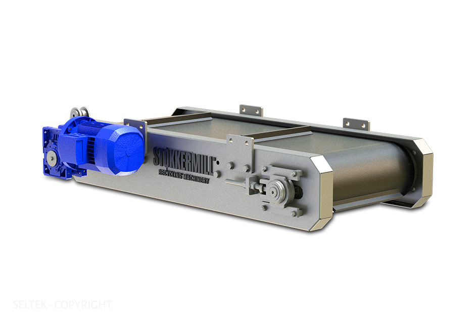 Magnetbandabscheider für die Trennung von magnetischen Eisenmetallen
