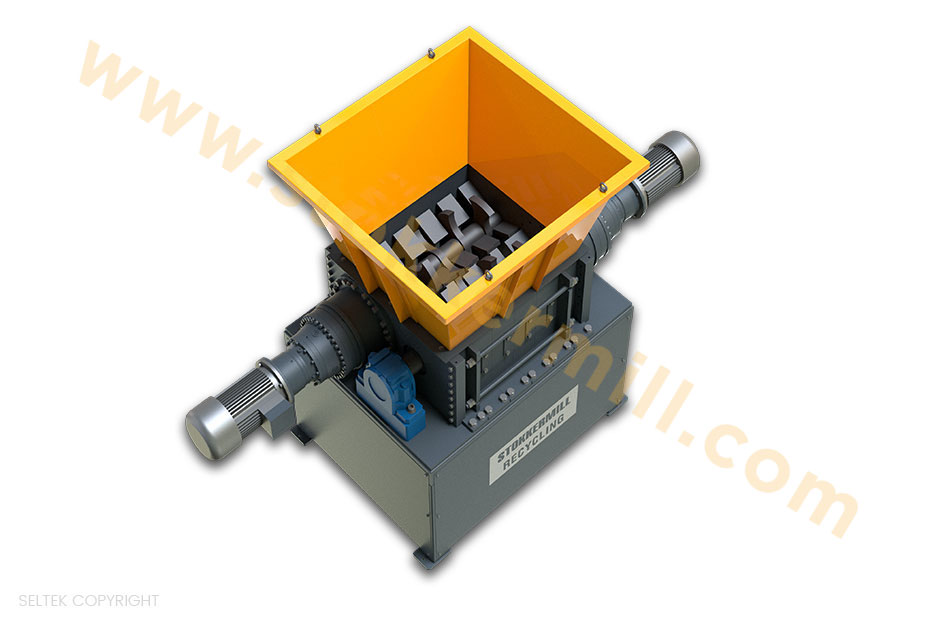 Broyeurs primaires à double arbre pour le broyage et la réduction volumétrique