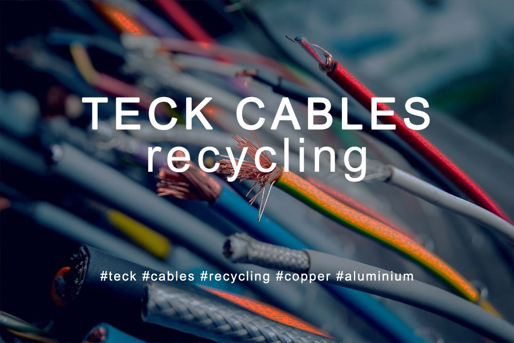 Riciclaggio cavi TECK e impianti di riciclaggio completi per cavi TECK, realizzando dei separatori specifici per cavi TECK con elevato grado di separazione rame - alluminio