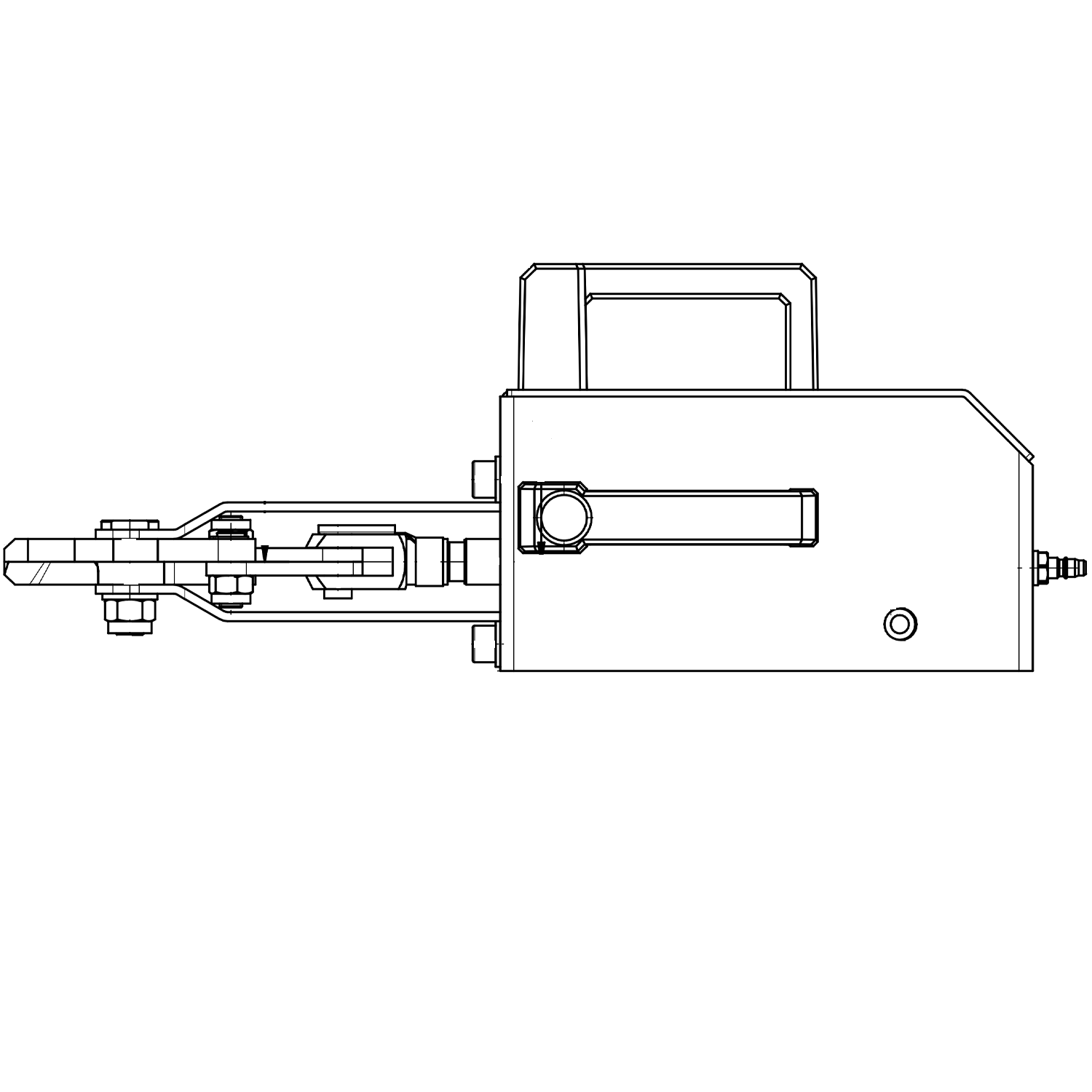 Cesoia pneumatica per tagli rapidi e precisi di cavi elettrici