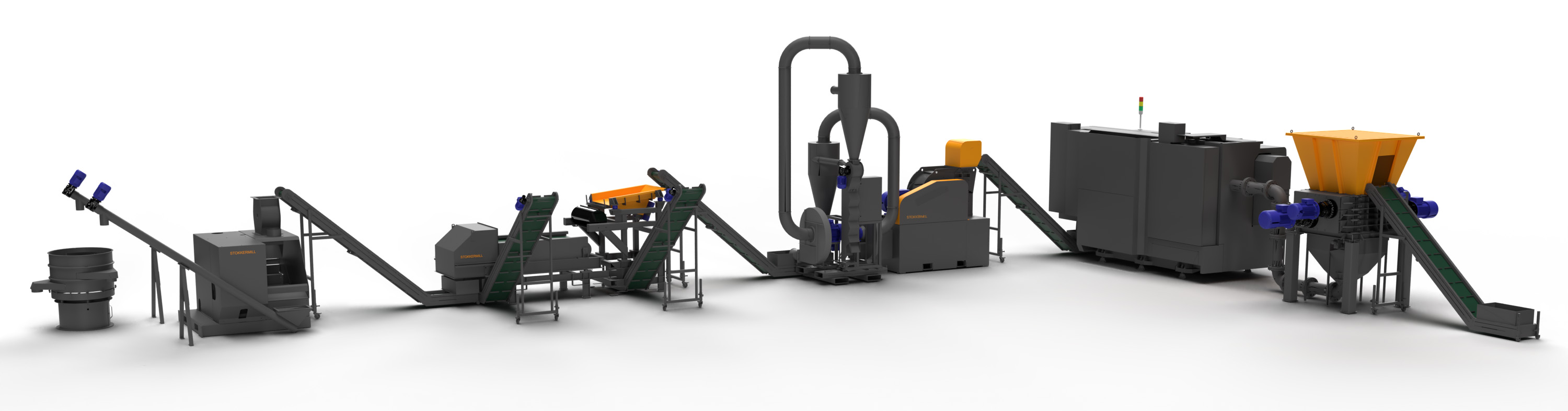 Planta de reciclaje de baterías de iones de litio