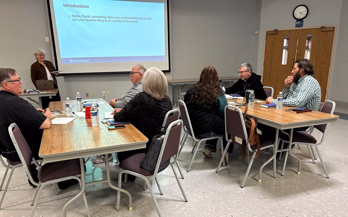 Thriving Rural Congregations group during a training