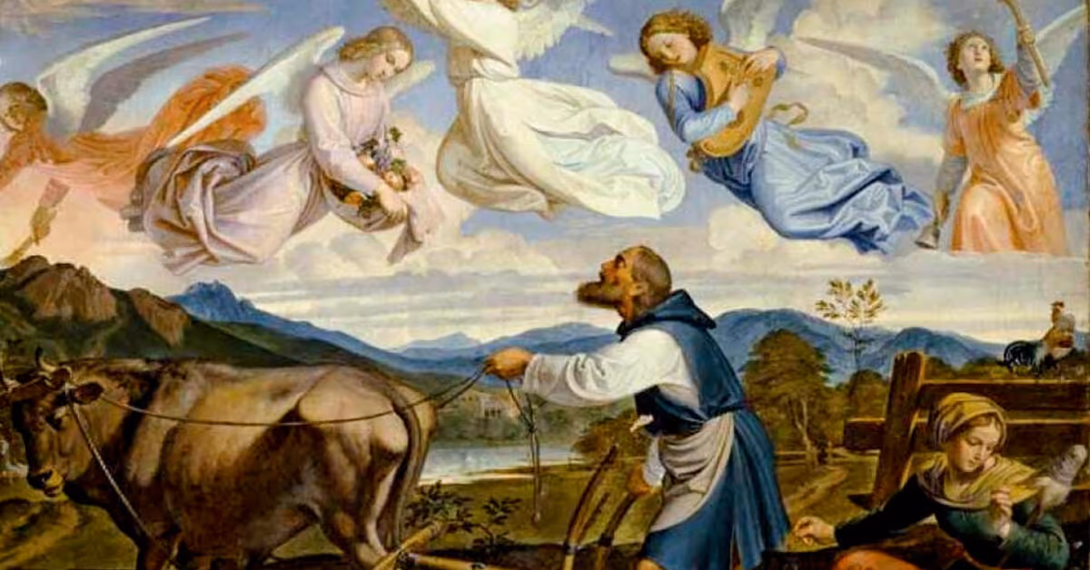 Painting of St. Isadore