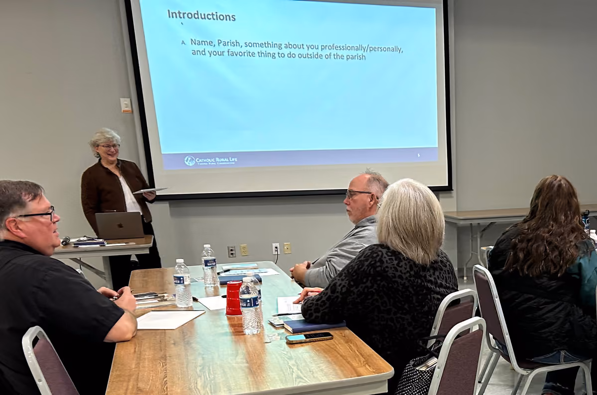 Thriving Rural Congregations group during a training