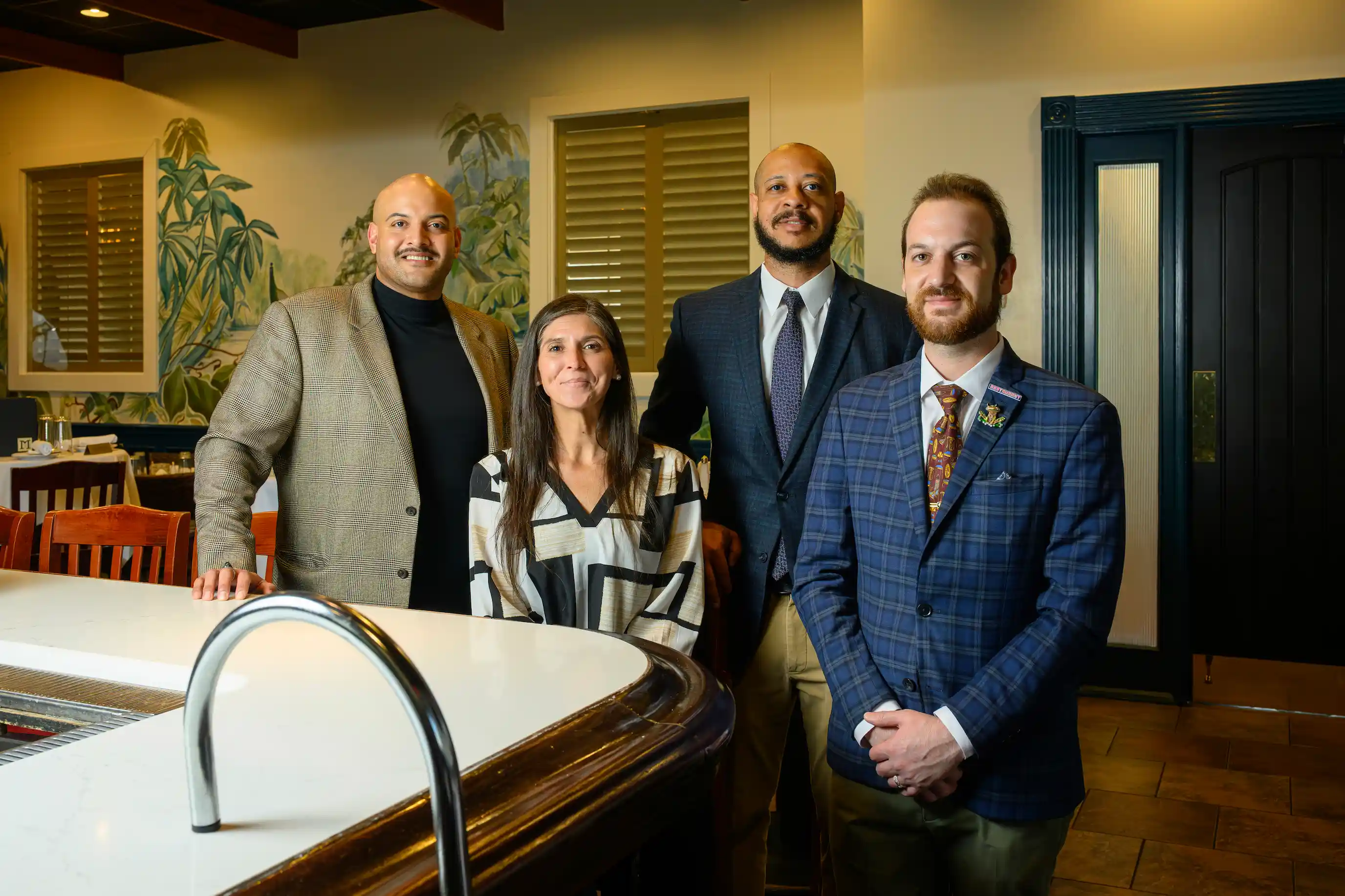 Mansurs on the boulevard team