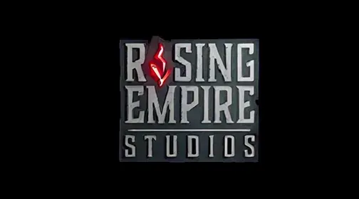 Rising Empire Studios logo, a Monarch Game Studios collaboration partner