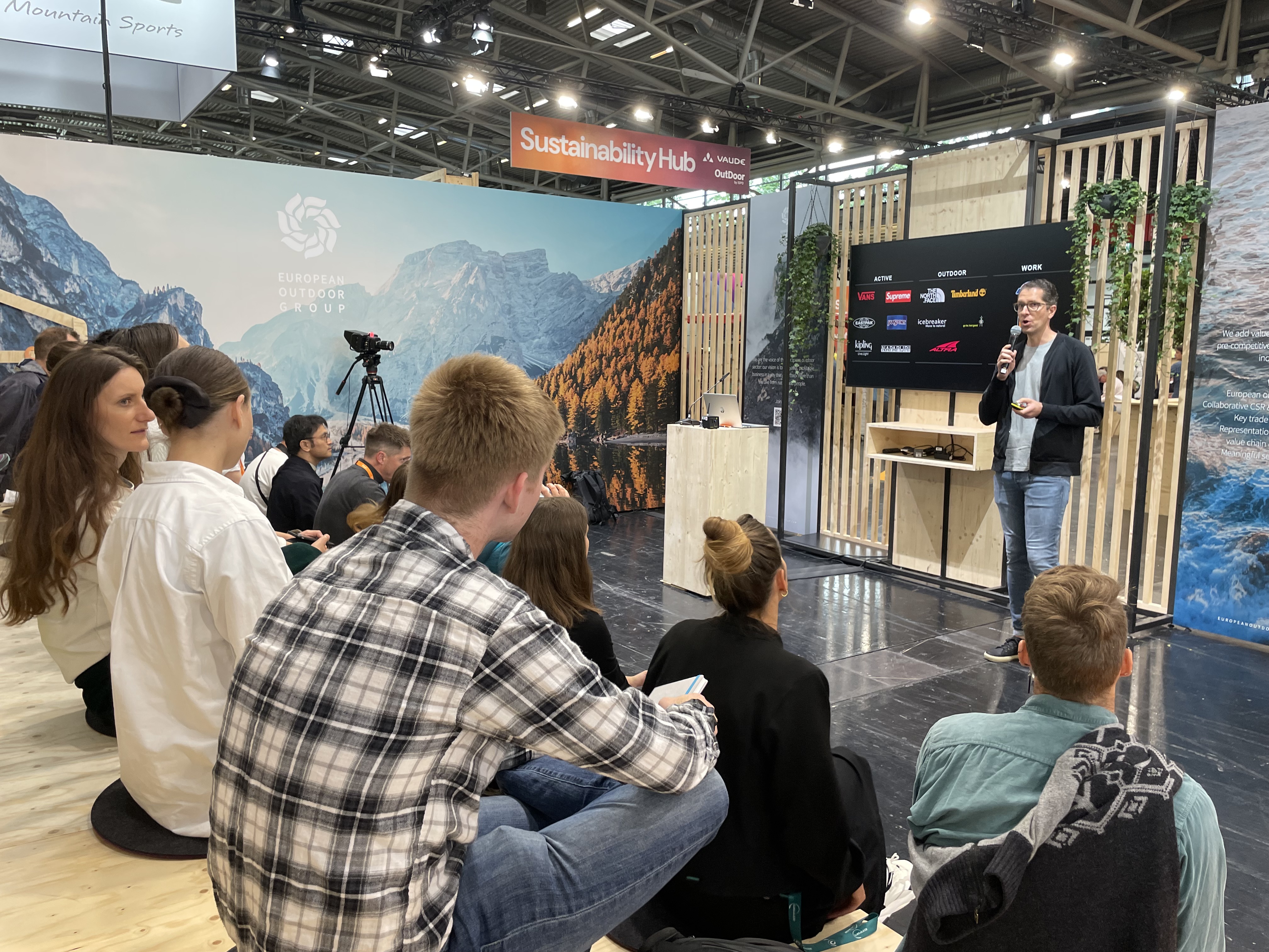 image of a distillery hosting a community event outdoors