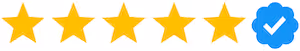 Google review stars