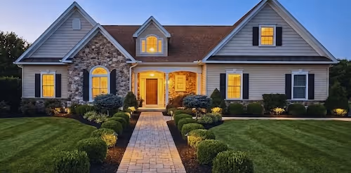 Beautiful home with perfect front yard