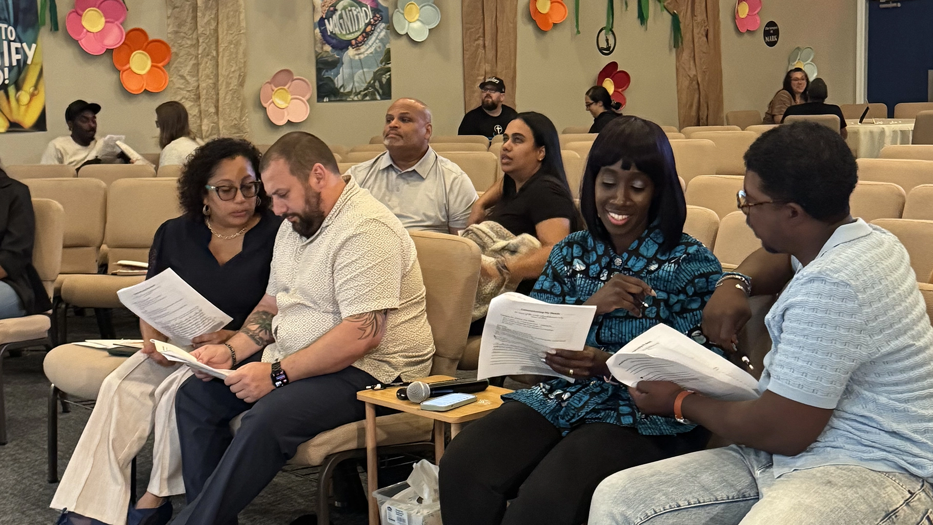 Leaders gathered for a leadership intensive and growth session