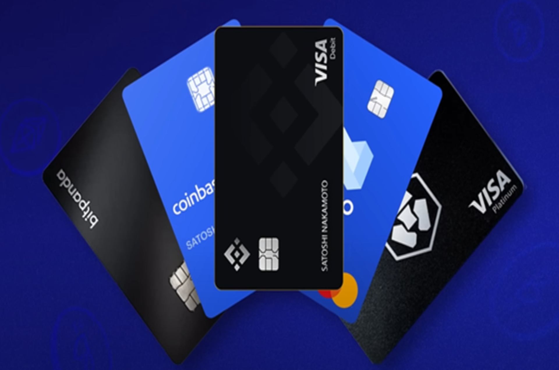 Les cartes bancaires crypto