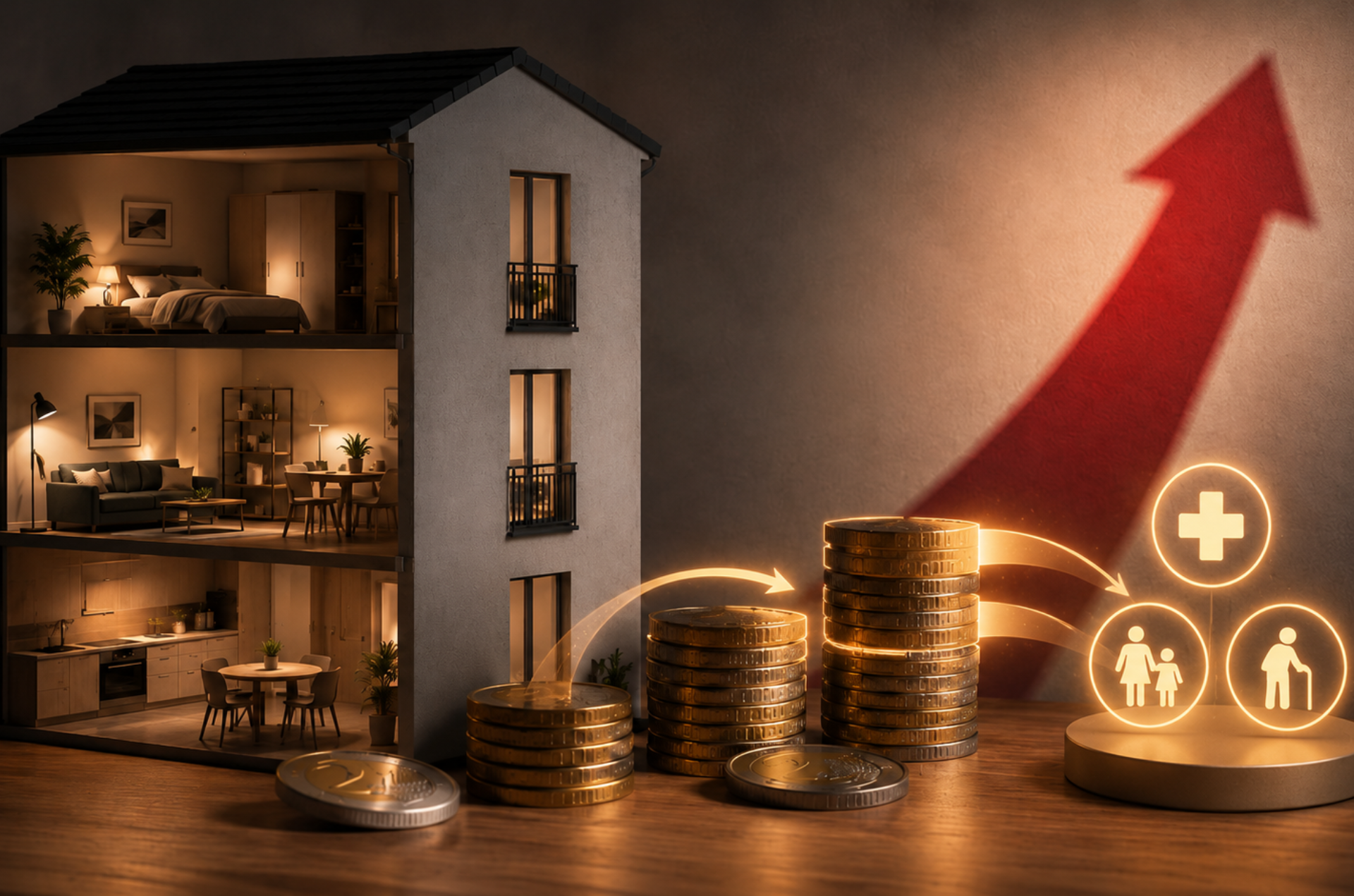 Prélèvements sociaux qui grimpent : la petite hausse discrète dont personne ne parle (en immobilier)
