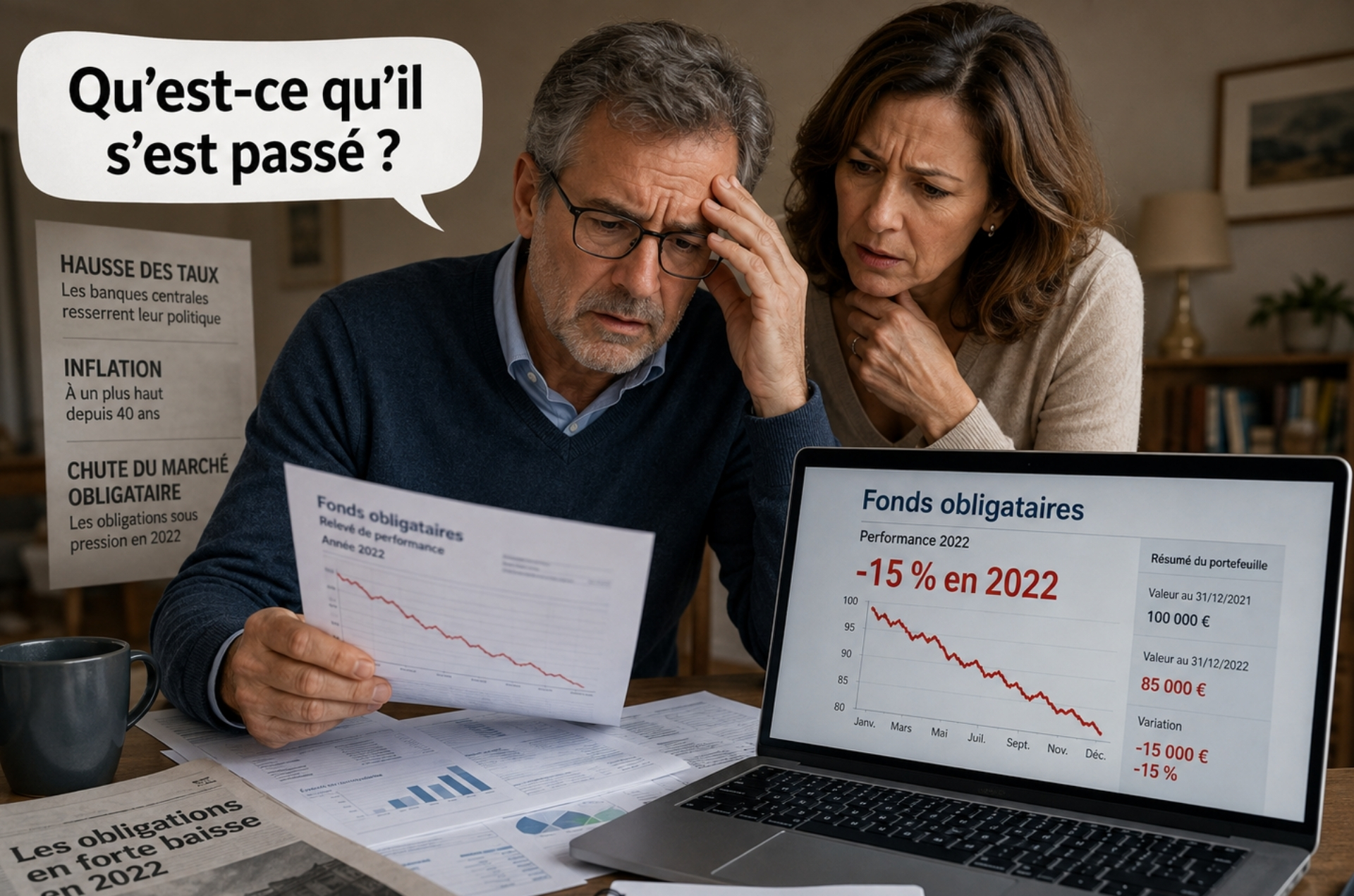 Sans risque ? Pourquoi votre fonds obligataire a perdu 15 % en 2022