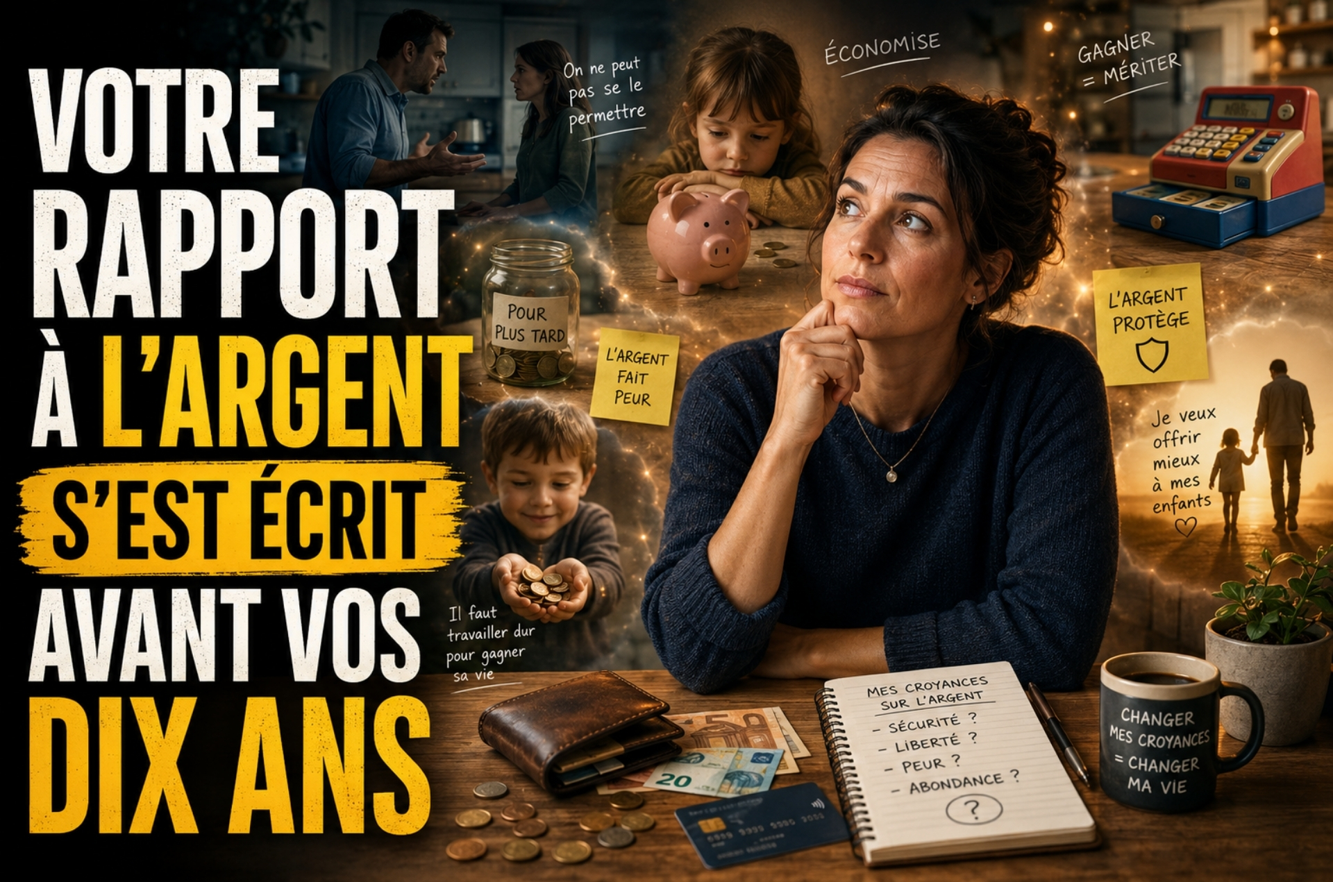 Votre rapport à l'argent s'est écrit avant vos dix ans